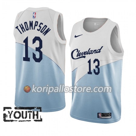 Cleveland Cavaliers Tristan Thompson 13 2018-19 Nike Sininen Valkoinen Lasten Pelipaidat Swingman